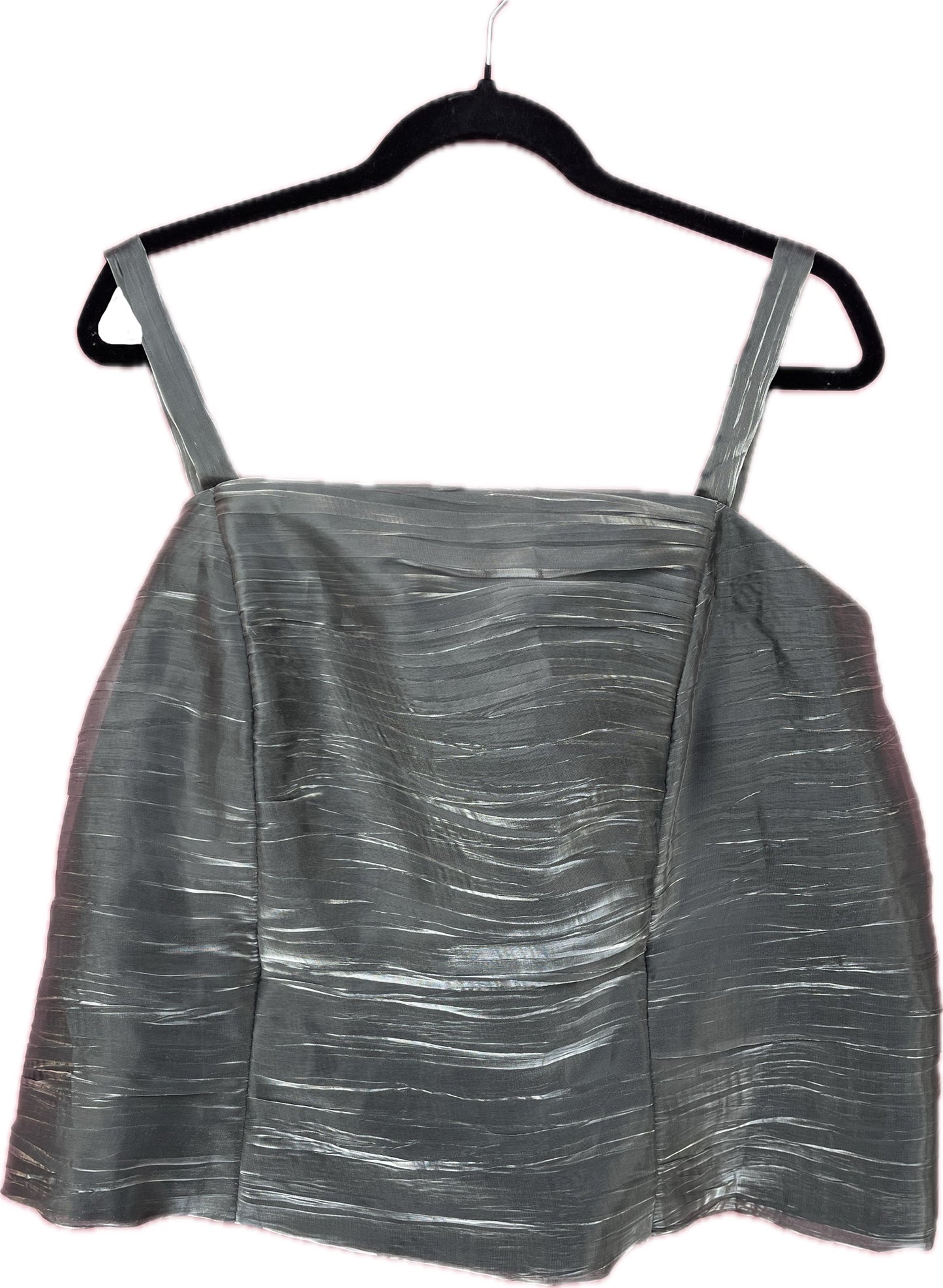 Grey Rouched Boustier